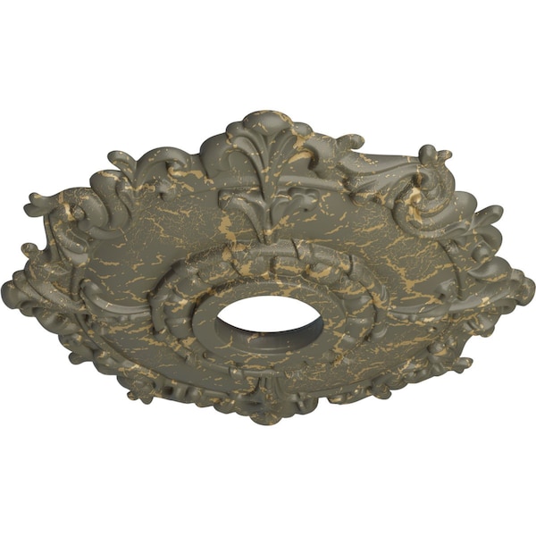 Riley Ceiling Medallion (Fits Canopies Up To 4 5/8), 18OD X 3 1/2ID X 1 1/2P